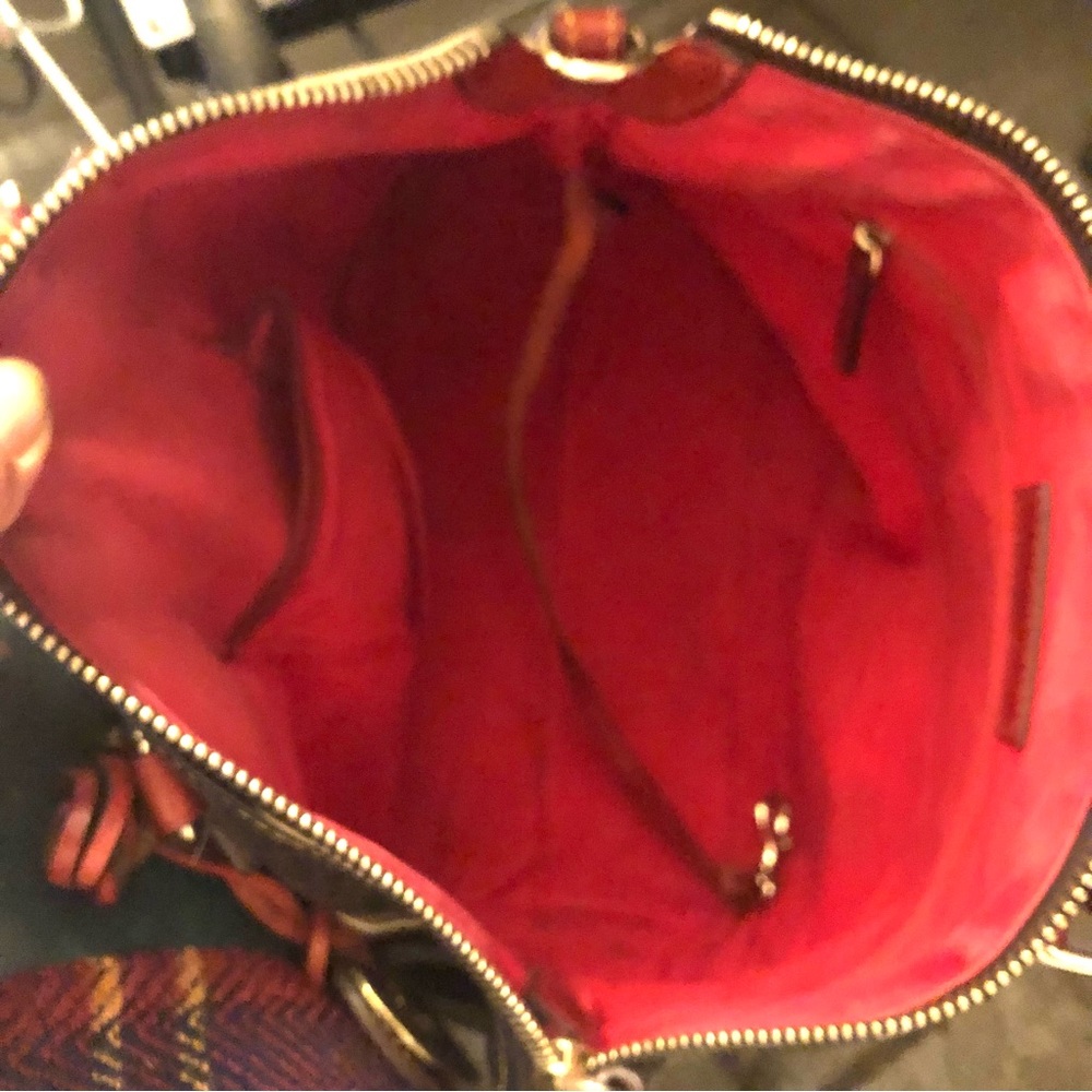 Dooney & Bourke Florentine Vachetta Zebra Satchel/Tote - Picture 11 of 11